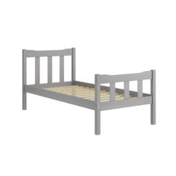 Wyld Haus Grey Washed Pine 3ft Single Bed - Panelled Headboard & Footboard - thumbnail 3