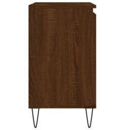 Berkfield Home Bathroom Cabinet Brown Oak 58x33x60 cm Engineered Wood - Size: 58 x 33 x 60 cm - thumbnail 6