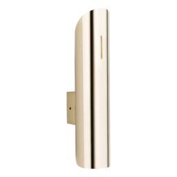 Netlighting Akron Up & Down Wall Lamp Brass Steel in Metallic Gold