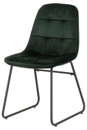 Seconique Avery Extending Dining Set with Lukas Chairs in Green - thumbnail 5