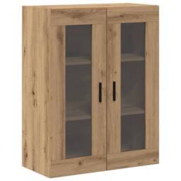 Berkfield Home Wall Mounted Cabinets 2 pcs Artisan Oak 69.5x34x90 cm Engineered Wood in Brown - thumbnail 7