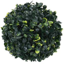Berkfield Home Lush Artificial Boxwood Balls 2 pcs 22 cm in Green - thumbnail 3