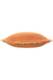 Yard Bertie 100% Cotton Velvet Cushion in Orange - Size: 45 cm x 45 cm - thumbnail 3
