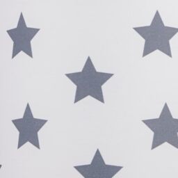 First Choice Lighting White with Grey Stars 25cm Light Shade - thumbnail 5