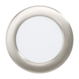 Loops Wall / Ceiling Flush Downlight Satin Nickel Steel 5.5W Built in LED in Metallics - thumbnail 1