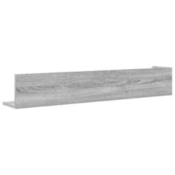 Berkfield Home Wall Shelves 2 pcs Grey Sonoma 100x16.5x16.5 cm Engineered Wood - thumbnail 7