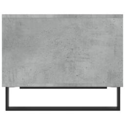 Berkfield Home Coffee Table Concrete Grey 60x50x40 cm Engineered Wood - Size: 60 x 50 x 40 cm - thumbnail 5