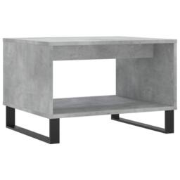 Berkfield Home Coffee Table Concrete Grey 60x50x40 cm Engineered Wood - Size: 60 x 50 x 40 cm - thumbnail 6