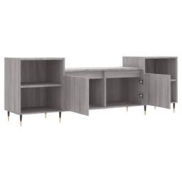 Berkfield Home TV Cabinet Grey Sonoma 160x35x55 cm Engineered Wood - Size: 160 x 35 x 55 cm - thumbnail 6