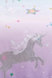 Bedlam Women's 'Ombre Unicorn' Glow in the Dark Duvet Cover Set in Lilac - Size: Single - thumbnail 4