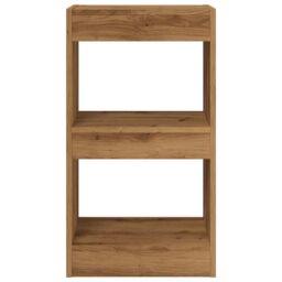 Berkfield Home Book Cabinet/Room Divider Artisan Oak 40x30x72 cm in Brown - Size: 40 x 30 x 72 cm - thumbnail 4
