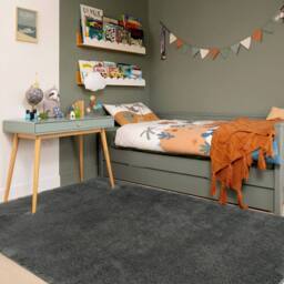 Kukoon Grey Washable Machine Wash Shaggy Rug - Size: 120 cm x 170 cm - thumbnail 2