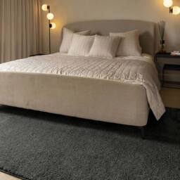 Kukoon Grey Washable Machine Wash Shaggy Rug - Size: 120 cm x 170 cm - thumbnail 3