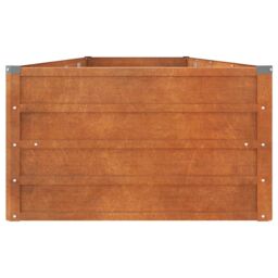 Berkfield Home Garden Raised Bed Rusty 320x80x45 cm Corten Steel in Brown - Size: 320 x 80 x 45 cm - thumbnail 5