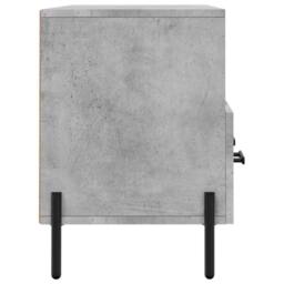 Berkfield Home TV Cabinet Concrete Grey 102x36x50 cm Engineered Wood - Size: 102 x 36 x 50 cm - thumbnail 7