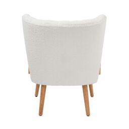 GFW Enzo Boucle Teddy Accent Chair in Cream - thumbnail 5