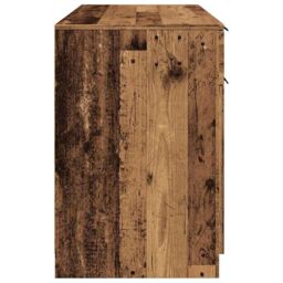 Berkfield Home Desk Old Wood 100x50x75 cm Engineered Wood in Brown - Size: 100 x 50 x 75 cm - thumbnail 6
