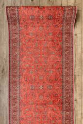 RugsX Anti-Slip Lotus Runner in Red - Size: 100 cm x 120 cm - thumbnail 3