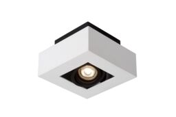 Lucide 'XIRAX' Dimmable Stylish Rotatable Indoor Ceiling Spotlight GU10 in White - thumbnail 5