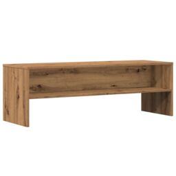 Berkfield Home TV Cabinet Artisian Oak 120x40x40 cm Engineered Wood in Brown - Size: 120 x 40 x 40 cm - thumbnail 2