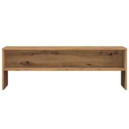 Berkfield Home TV Cabinet Artisian Oak 120x40x40 cm Engineered Wood in Brown - Size: 120 x 40 x 40 cm - thumbnail 4