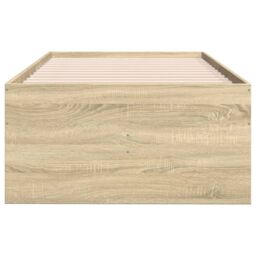 Berkfield Home Daybed with Drawers without Mattress Sonoma Oak 100x200 cm in Brown - thumbnail 5