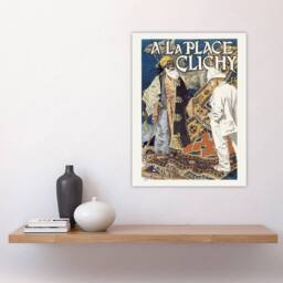 "Artery8 Place Clichy Vintage Advert Eugene Grasset Wall Art Poster Print - Size: W18"" x H24""" - thumbnail 4