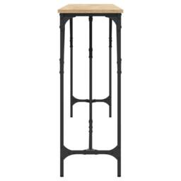 Berkfield Home Console Table Sonoma Oak 200x29x75 cm Engineered Wood in Brown - Size: 200 x 29 x 75 cm - thumbnail 5