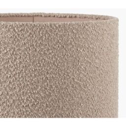 Ruma Taupe Boucle Cylinder Lampshade in Natural - Size: 18 inches - thumbnail 4