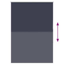 Berkfield Home Roller Blind Blackout Marine 90x175 cm Fabric Width 85.7 cm Polyester in Navy - thumbnail 5