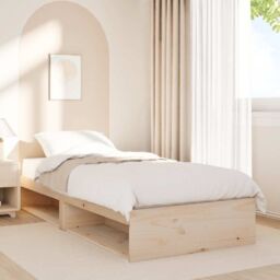 Berkfield Home Day Bed without Mattress 90x190 cm Solid Wood Pine in Brown - thumbnail 4