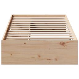 Berkfield Home Day Bed without Mattress 90x190 cm Solid Wood Pine in Brown - thumbnail 5