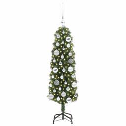 Berkfield Home Artificial Christmas Tree with 150 LEDs with Stand Green 120 cm - thumbnail 3