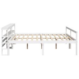 Berkfield Home Senior Bed with Headboard without Mattress White 180x200 cm Super King - thumbnail 5