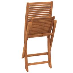 Berkfield Home Beautiful Folding Garden Chairs 2 pcs Solid Wood Acacia in Brown - thumbnail 7