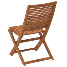 Berkfield Home Beautiful Folding Garden Chairs 2 pcs Solid Wood Acacia in Brown - thumbnail 6