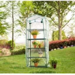 SPETLEK 5-Tier Greenhouse, Tomato Greenhouse & Greenhouse in Green - Size: 0.6m2 - thumbnail 2
