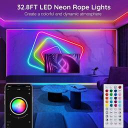 SPETLEK 10M Neon LED Multicolour Strip Light - thumbnail 3
