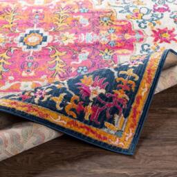 Livabliss Floransa Vintage Traditional Boho Living Rug in Pink - Size: 200 cm x 275 cm - thumbnail 4