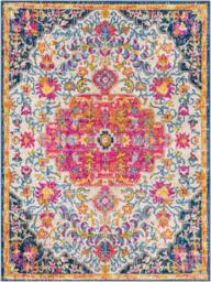 Livabliss Floransa Vintage Traditional Boho Living Rug in Pink - Size: 200 cm x 275 cm - thumbnail 2