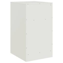 Berkfield Home Bedside Cabinets 2 pcs White 34.5x39x62 cm Steel - thumbnail 9