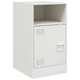 Berkfield Home Bedside Cabinets 2 pcs White 34.5x39x62 cm Steel - thumbnail 7