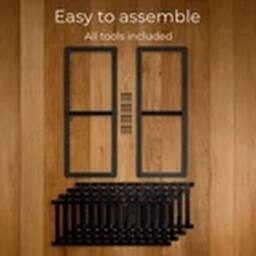 Havendro 4-Tier Black Wooden Shoe Rack Organiser Shelf for Hallway - thumbnail 4