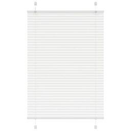 Berkfield Home Pleated Blind White 100x150 cm Fabric Width 99.4 cm Polyester