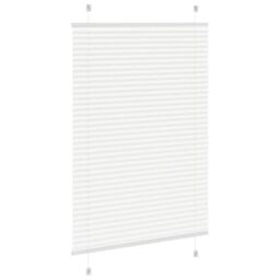 Berkfield Home Pleated Blind White 100x150 cm Fabric Width 99.4 cm Polyester - thumbnail 4
