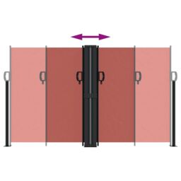 Berkfield Home Retractable Side Awning Terracotta 140x1200 cm in Orange - thumbnail 5