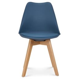 Bravich LTD Rocco Tulip Dining Chair in Navy - Size: 1 Pack - thumbnail 1