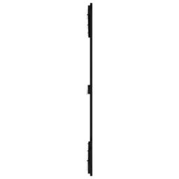 Berkfield Home Wall Headboard Black 127.5x3x110 cm Solid Wood Pine - thumbnail 5