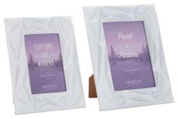 Orsina Geo Prisma White 5in x 7in Photo Frame - thumbnail 4