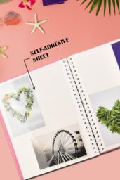 Arpan 3 x Self Adhesive Photo Albums Totaling 108 Sheets 216 Sides Padded Leather Style Finish in Pink - thumbnail 6